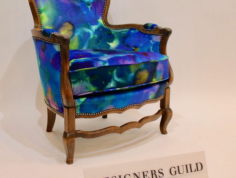 Cover Cushion Chair  - Fabric editor Designers Guild Studded Renaissance finish