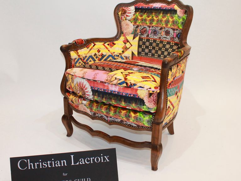 Cover cushion chair  - Fabric Christian Lacroix edited by Designers Guild Studded Renaissance Finish